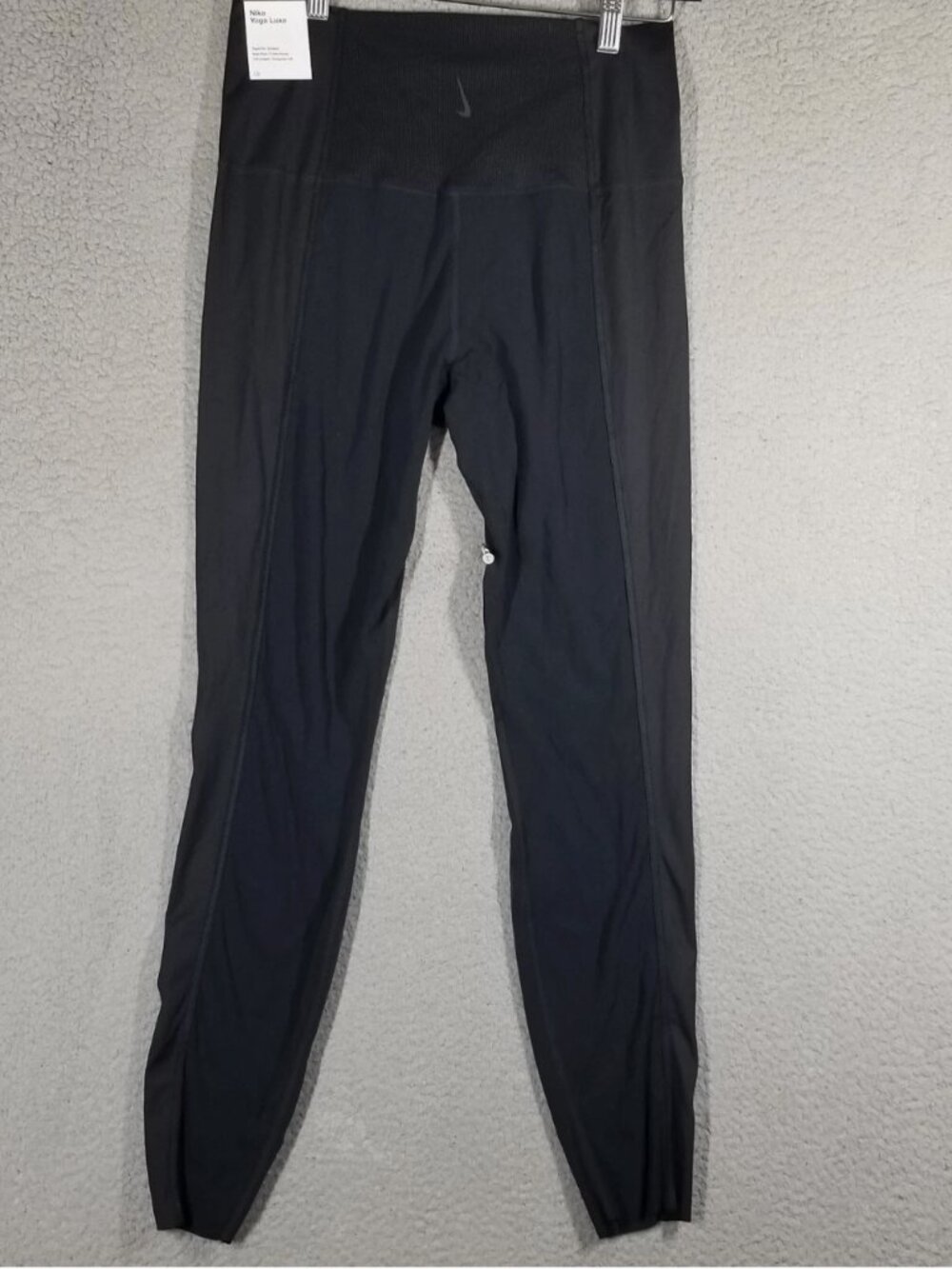 Nike Yoga Luxe Dri-FIT Legging Large Black High-Waisted 7/8